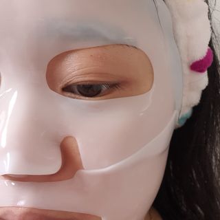 101스킨 영앤리치 하이드로겔 마스크팩 — 5점을 준 리뷰어가 2021년 2월 올린 사용 사진