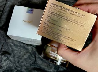 피부미 골드베릴 미라클페어 세레이징 퍼밍 크림 50ml — 5점을 준 리뷰어가 2021년 11월 올린 사용 사진