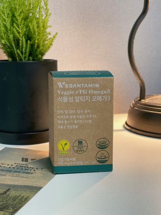 비건타민 식물성 알티지 오메가3 — 5점을 준 리뷰어가 2021년 3월 올린 사용 사진