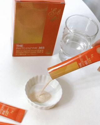 [닥터루템]맛있는 파인애플맛 과채효소 THE파이토엔자임365 1box (30포) — 5점을 준 리뷰어가 2022년 10월 올린 사용 사진
