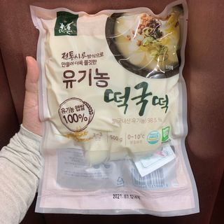 [달리살다] 전통 시루 방식으로 더욱 쫄깃한, 떡찌니의 유기농 떡국떡 — 4점을 준 리뷰어가 2021년 2월 올린 사용 사진