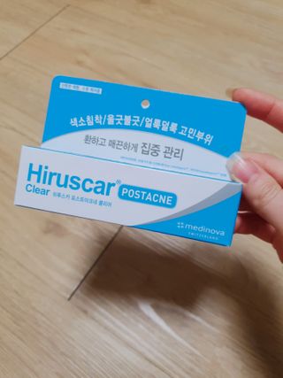히루스카 포스트아크네 클리어 — 5점을 준 리뷰어가 2021년 2월 올린 사용 사진