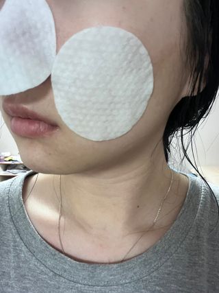팜스테이 티트리 바이옴 카밍 토너 패드 — 5점을 준 리뷰어가 2022년 12월 올린 사용 사진