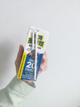 바디랩 프로틴음료 단백질쉐이크 메가프로틴 — 5점을 준 리뷰어가 2022년 4월 올린 사용 사진