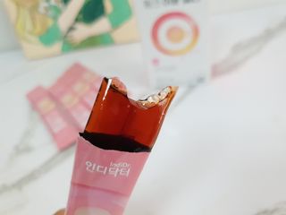 [인디닥터] 면역 생생 핑크 이뮨 젤리 — 5점을 준 리뷰어가 2022년 5월 올린 사용 사진
