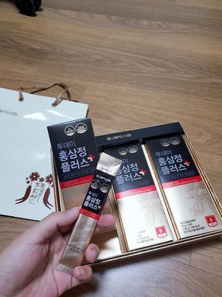 서울약사신협_투데이홍삼정플러스스틱_10g x 30포 — 4.5점을 준 리뷰어가 2020년 12월 올린 사용 사진