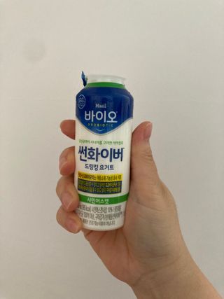 LIVE 매일바이오 썬화이버 드링킹 요거트 — 5점을 준 리뷰어가 2022년 8월 올린 사용 사진
