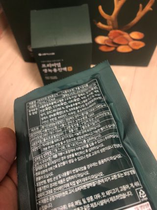 서울약사신협 약사신협_생녹용 진액_70ml x 30포 — 5점을 준 리뷰어가 2021년 7월 올린 사용 사진
