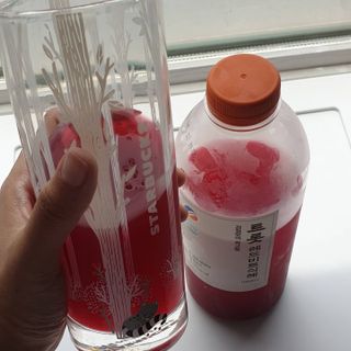 트롯전통식혜 트롯레드비트식혜 1리터 +500리터 — 5점을 준 리뷰어가 2021년 5월 올린 사용 사진
