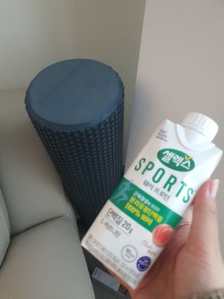 셀렉스스포츠 셀렉스 스포츠 웨이 프로틴 복숭아_ 330ml x 12팩 — 3점을 준 리뷰어가 2021년 11월 올린 사용 사진