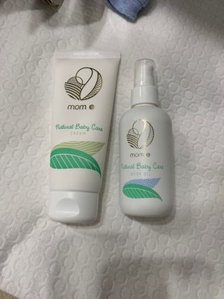 mom e 맘이 내추럴 베이비 케어 크림+바디오일 — 5점을 준 리뷰어가 2021년 1월 올린 사용 사진