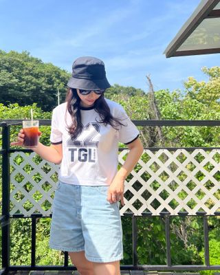 더그린랩 WOMEN SPORTY 22 CROP SHORT SLEEVE — 5점을 준 리뷰어가 2023년 6월 올린 사용 사진