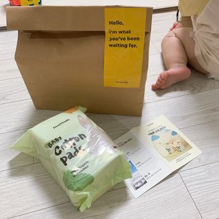 디어엘로디 유기농 무표백 건티슈 60매 — 5점을 준 리뷰어가 2022년 9월 올린 사용 사진