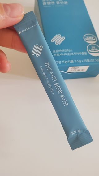 클린24시간 슬림앤유산균 1박스 (3.5g X 15포) — 5점을 준 리뷰어가 2022년 9월 올린 사용 사진