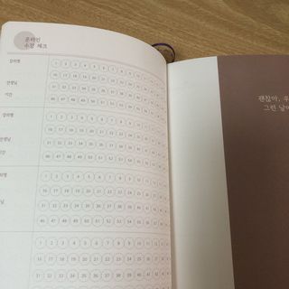 응원과 위로가 필요한 당신에게  리훈 하고싶은말 스터디 플래너 — 5점을 준 리뷰어가 2021년 3월 올린 사용 사진