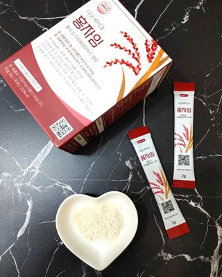 하루 1포로 콜레스테롤, 유산균, 고역가 소화효소까지 한번에 섭취! 다온바이오 홍자임 1개월분(30포) — 5점을 준 리뷰어가 2022년 11월 올린 사용 사진