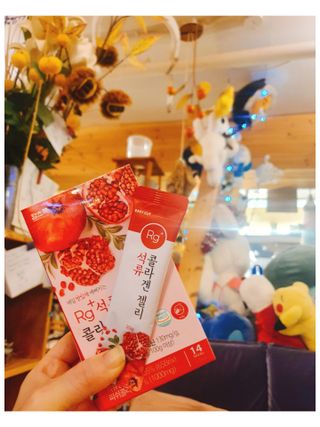 함초록 Rg+ 석류콜라겐젤리 — 5점을 준 리뷰어가 2021년 3월 올린 사용 사진
