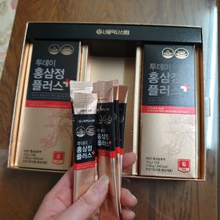 서울약사신협_투데이홍삼정플러스스틱_10g x 30포 — 5점을 준 리뷰어가 2020년 12월 올린 사용 사진