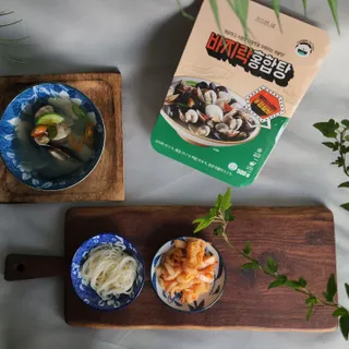 [푸딩팩토리] 바지락홍합탕 500g / 얼큰바지락홍합탕 590g — 5점을 준 리뷰어가 2022년 10월 올린 사용 사진