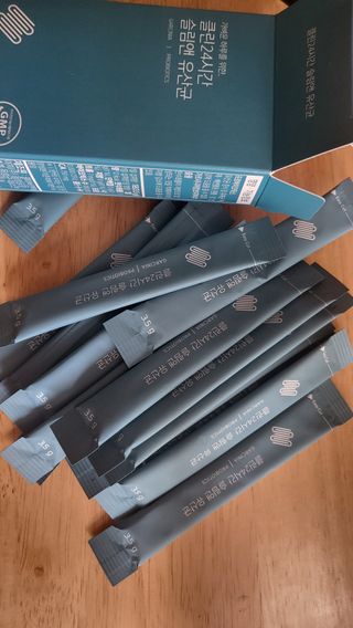 클린24시간 슬림앤유산균 1박스 (3.5g X 15포) — 5점을 준 리뷰어가 2023년 5월 올린 사용 사진