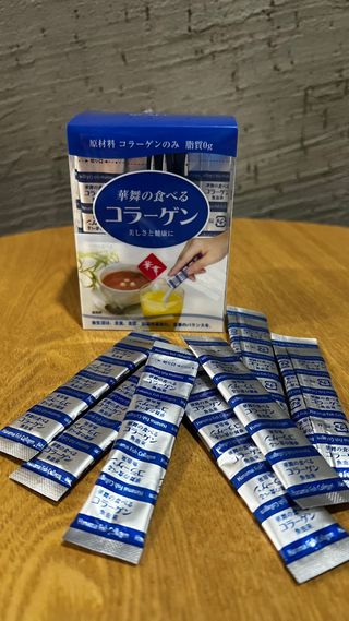 하나마이 100 프로 저분자 피쉬콜라겐 — 5점을 준 리뷰어가 2023년 3월 올린 사용 사진