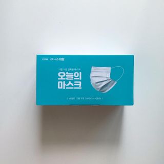 [심폐소생소] 오늘의마스크 KF-AD 비말차단 황사 여름용 마스크 — 5점을 준 리뷰어가 2021년 9월 올린 사용 사진