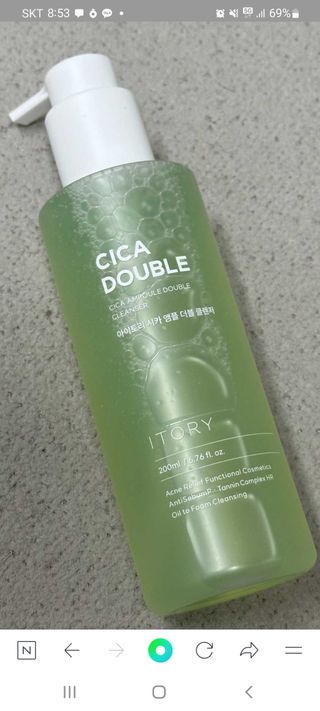 아이토리 시카 앰플 더블 클렌저 — 5점을 준 리뷰어가 2023년 1월 올린 사용 사진