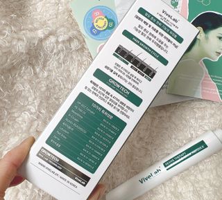 바이브랩 [탈모증상완화] 헤어라인 눈썹 두피앰플 — 5점을 준 리뷰어가 2022년 3월 올린 사용 사진