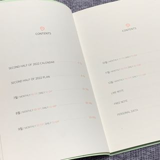 리훈 2022년 이야기다이어리 그란데 하반기(7-12월, 6개월) — 4점을 준 리뷰어가 2022년 6월 올린 사용 사진