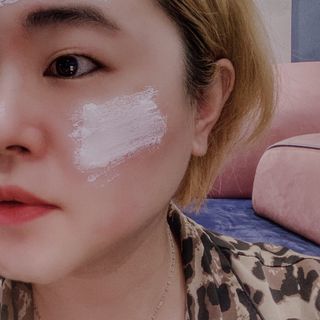 리더스코스메틱 리더스 밀크 스폰지 마스크 — 4.5점을 준 리뷰어가 2021년 9월 올린 사용 사진