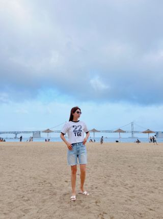 더그린랩 WOMEN SPORTY 22 CROP SHORT SLEEVE — 5점을 준 리뷰어가 2023년 6월 올린 사용 사진