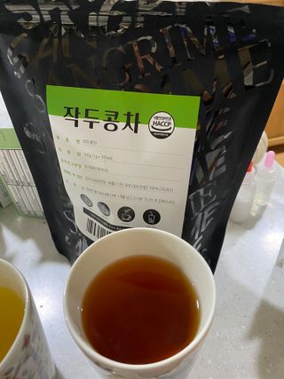 산그리메 작두콩차 — 5점을 준 리뷰어가 2021년 4월 올린 사용 사진