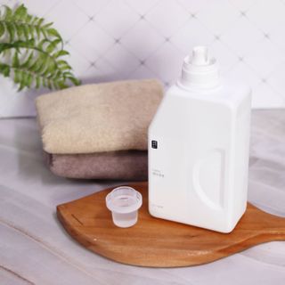 [생활공작소] 섬유유연제 + 세탁세제 1.5L 릴리향 — 5점을 준 리뷰어가 2021년 2월 올린 사용 사진