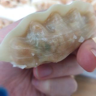 삼양냉동 [삼양] 얇은피불닭왕교자+얇은피까르보불닭왕교자 총4팩 — 5점을 준 리뷰어가 2021년 2월 올린 사용 사진