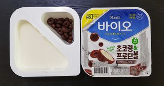 매일바이오 토핑요거트 — 5점을 준 리뷰어가 2021년 6월 올린 사용 사진