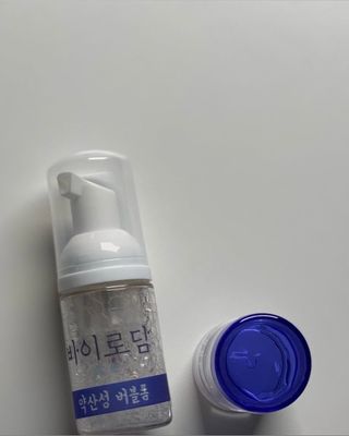 [바이로담] 저자극 약산성버블 폼 폼클렌징 150ml — 5점을 준 리뷰어가 2021년 3월 올린 사용 사진