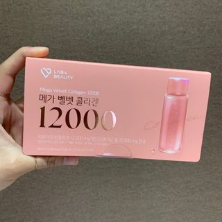랩앤뷰티 메가 벨벳 콜라겐 12000 — 5점을 준 리뷰어가 2021년 5월 올린 사용 사진