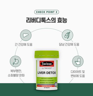 Swisse 스위스 리버디톡스 120정 — 4.5점을 준 리뷰어가 2021년 2월 올린 사용 사진