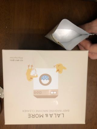라라앤모어 유아 액체세제+세탁기클리너 — 5점을 준 리뷰어가 2022년 3월 올린 사용 사진