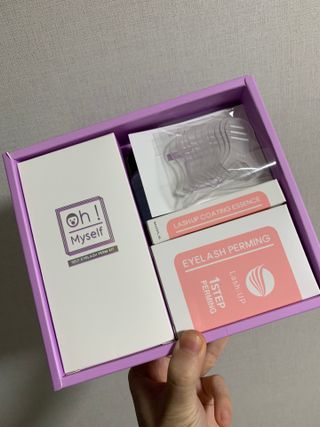 피비에스코리아 [오마이셀프] 셀프 속눈썹펌 키트 뷰러펌 파마 세트 — 5점을 준 리뷰어가 2021년 11월 올린 사용 사진