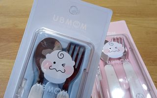 유비맘 스푼포크 케이스 세트 1+1 _컬러랜덤 발송 — 5점을 준 리뷰어가 2021년 2월 올린 사용 사진