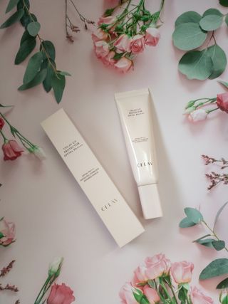 프리마인 선크림만 바꿨을 뿐인데 매일 물 2L챙겨먹고 기초케어 완벽하게 한 물빛피부 완성,셀라브UV프로텍터 — 5점을 준 리뷰어가 2023년 7월 올린 사용 사진