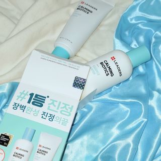 리더스코스메틱 리더스 카밍 바이오틱스 #1등 진정 기획세트 [에센스 워터150ml + 크림 마스크80ml] — 5점을 준 리뷰어가 2022년 8월 올린 사용 사진