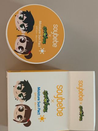 소이베베X신비아파트 모이스쳐 선팩트 SPF50+ PA+++ — 5점을 준 리뷰어가 2023년 5월 올린 사용 사진