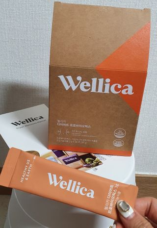 웰리카 다이어트 프로바이오틱스 — 5점을 준 리뷰어가 2021년 1월 올린 사용 사진