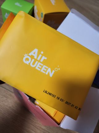 에어퀸 뉴브레스 유기농 생리대 4종 (팬티라이너 20P + 중형 10P + 대형 10P + 오버나이트 8P)_체험단 — 5점을 준 리뷰어가 2024년 5월 올린 사용 사진