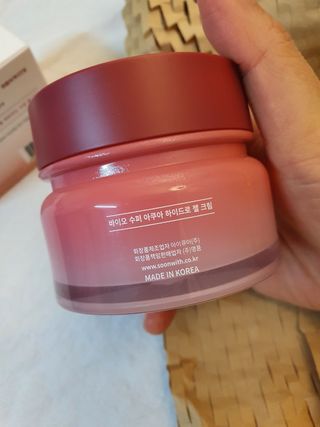 SOONWITH 바이오 수퍼 아쿠아 하이드로 젤 크림 — 4점을 준 리뷰어가 2021년 3월 올린 사용 사진