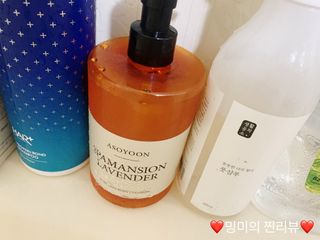 아소윤 기분좋은 향기 부드러운 거품 스파맨션 바디클렌져 5종 중 택1 + 마리아띠 샴푸두피볼 3종 중 1 랜덤발송 — 5점을 준 리뷰어가 2021년 8월 올린 사용 사진