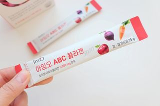 아임오 ABC 콜라겐 젤리 14포 — 5점을 준 리뷰어가 2021년 11월 올린 사용 사진