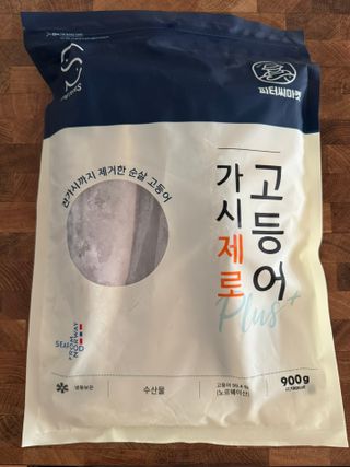 [피터씨마켓] 가시제로 노르웨이 순살 고등어 플러스 900g — 5점을 준 리뷰어가 2024년 8월 올린 사용 사진